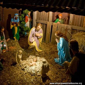Church nativity scenes