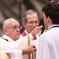 Mass with the pope