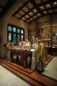 Concelebrating Mass with the Pope at Kenthurst