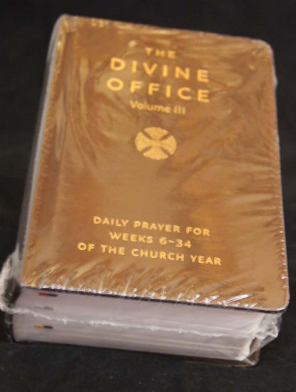 This is not my actual breviary. You know you need to pray more if your prayer books are still wrapped in plastic!